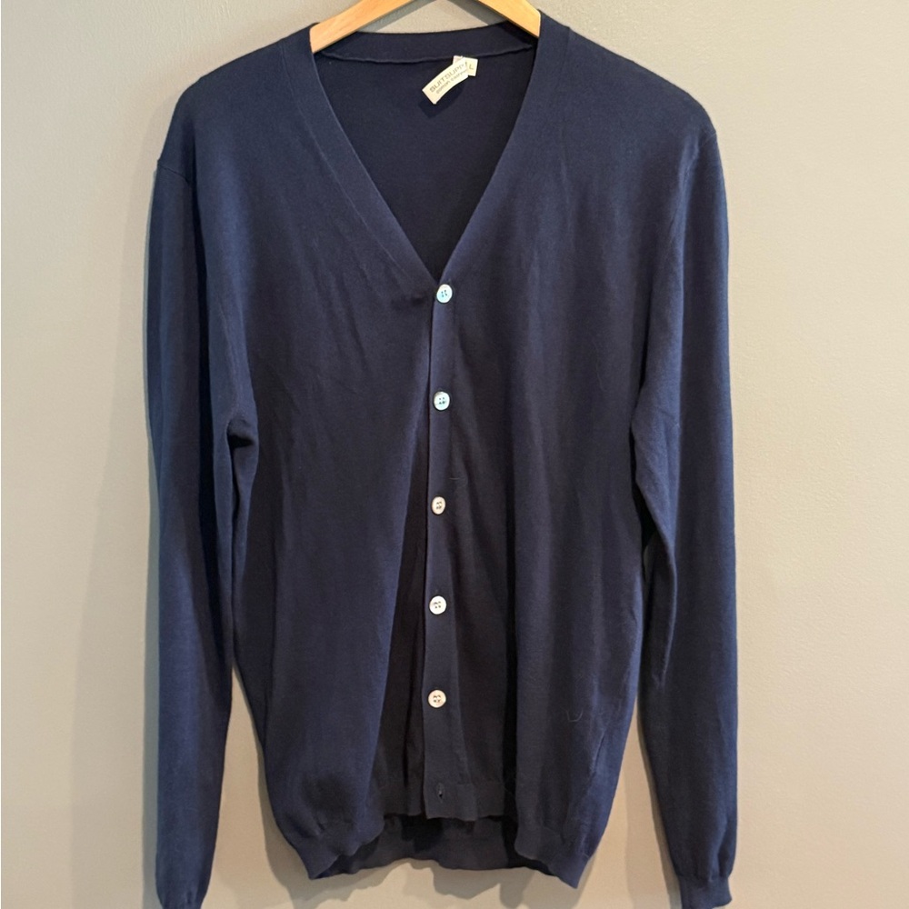 *GENTLY WORN* Men's Suitsupply Size L Cotton Cashmere Cardigan